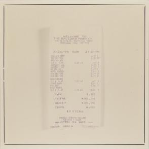 Ballard Market Receipt, 26 Mar, 1995