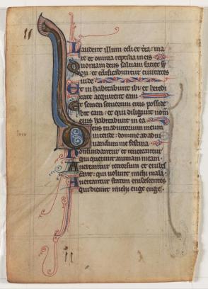 Leaf from a Psalter