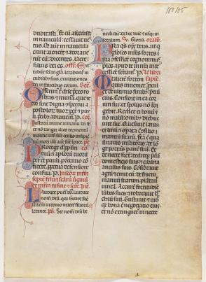 Page from Breviary