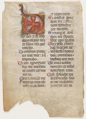 Torn Page of manuscript